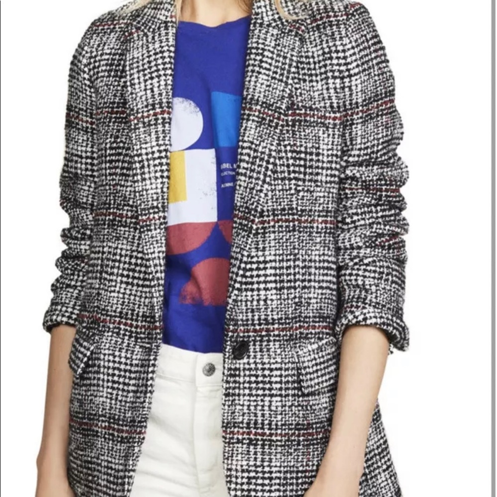 Isabel Marant etoile Wool Blazer Ecru Sz 40 FR